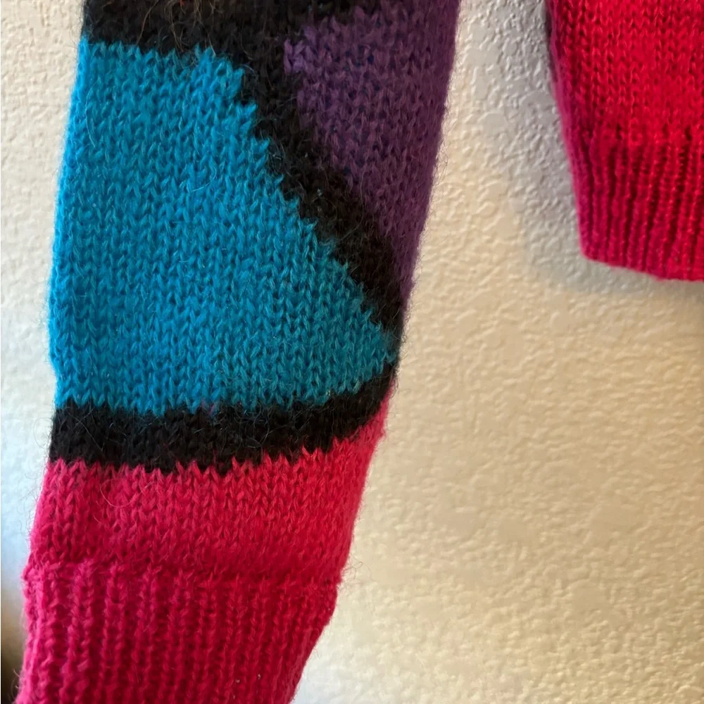 Colorful Women's Sweater by Chelsea Young - Picture 4 of 9